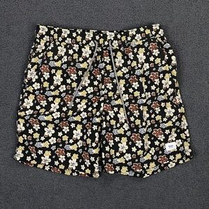 Katin USA Volley Trunks Mens Small Floral Mesh Lined Swim Board Shorts